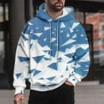 thumbnail image 2 of Rbaofujie Chandails Mignons pour Hommes Mode Décontractée Chandails en Molleton à Capuche Col Rond Imprimé Chandail Manches Longues Hauts Chandail en Molleton Chandail à Capuchon Lesté, 2 of 6