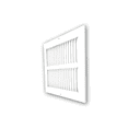 thumbnail image 3 of Air Return Grille 1 RA 8″x8″ for Sidewall and Ceiling – Steel Return Air Vent Duct Cover with Screws, Powder-Coated White Finish, Fits Standard Duct Openings, Outer Size 9-3/4″x9-3/4″, 3 of 6
