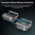 thumbnail image 2 of Soporte de montaje SMALLRIG HawkLock H18 Quick Release para zapatos fríos, 2 of 9