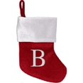 thumbnail image 1 of Holiday Time Mini Monogram Stocking, B, 1 of 4