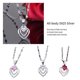 thumbnail image 4 of Collar plateado portátil para mujer, gargantilla elegante con forma de corazón decorativa respetuosa con la piel para chicas y mujeres, regalo Ropa, zapatos y accesorios Miscelánea Blanco Minnieouse AP019048-02, 4 of 6