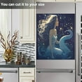 thumbnail image 6 of GZHJMY Beautiful Mermaid Girl Dishwasher Magnet Cover 20x26in,Reuseable Refrigerator Magnet Cover Decal Fridge Microwave Stickers Kitchen Home Decor, 6 of 6