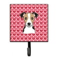 thumbnail image 1 of Jack Russell Terrier Porte-Laisse Ou Porte-Clés Cœurs, 1 of 1