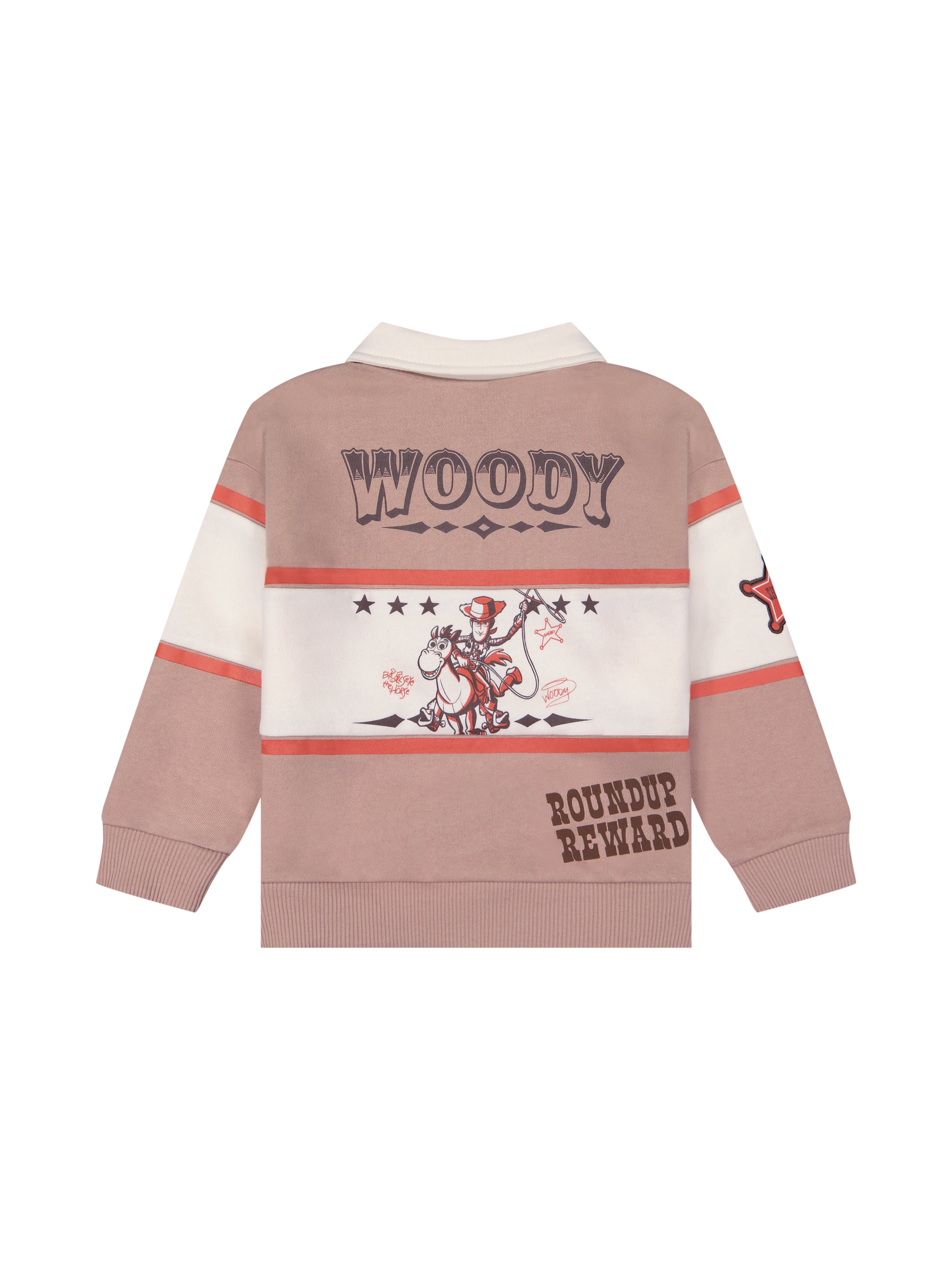 Toy Story Toddler Boy Long Sleeve Rugby Shirt, Sizes 12M-5T