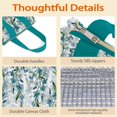 thumbnail image 4 of Pioneer Flower Floral Print Pattern Insulated Lunch Bag for Women & Adults,Large Portable Soft Cooler Lunch Bag,Thermal Food Storage Tote with Pearl Cotton,8.66L,8.75x5.75x9.5 Inch, 4 of 6