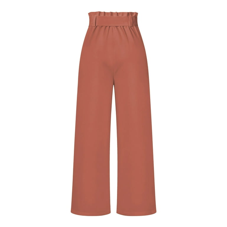 パンツ KIRSH Applique Jersey Pants Melange Orange KKSSCPT502MORM QUYUON Womens Tall Pants Clearance Solid Color High-Waist