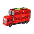thumbnail image 2 of Camión de transporte de juguete, juego de almacenamiento de coches y transportador de juguete, camión, transportador Doble capa, 2 of 9