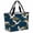 Blue, variant on White Crane Beach Bag for Women, Large Breathable Mesh Beach Tote Bag, Vintage Chinese Cloud Art Blue Gold Sandproof Lightweight Travel Bags for Vacation Picnic Swimming Pool 15.7"x15.7"x9.1"