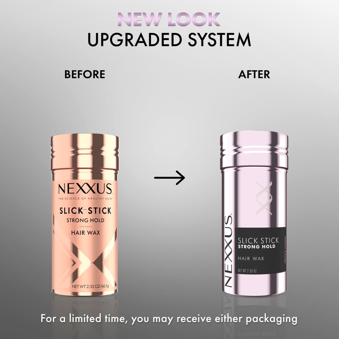 Nexxus Styling Slick Stick Strong Hold Hair Wax Hair Stick Powered