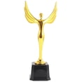 thumbnail image 1 of 1 trofeo de plástico dorado., 1 of 3