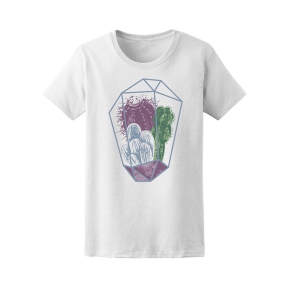 Cactuses Colorful Hand Drawn Tee Men's -Image by Shutterstock