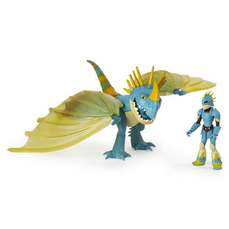 DreamWorks Dragons Legends Evolved, Astrid and Stormfly, Dragon with Viking Figure and Accessories