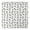 White Cow Black-1, variant on Green Cow Heart Pattern Square Fitted Tablecloth with Elastic Edge,Square Table Cover,Washable Elastic Table Cover for Home Kitchen Party Decor 34"x34"