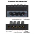 thumbnail image 4 of Mixer Ultra Low Noise 4 Channel Mixer 4 Input 1 Output DC 5V EU PLUG, 4 of 5
