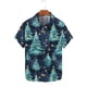 thumbnail image 1 of Blusa y camisa de manga corta con cuello vuelto Camisa de manga corta con estampado navideño para hombre Camisa informal de manga corta con solapa para hombre Tops para hombre, 1 of 4