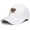 White, variant on 250 Years America Anniversary White Baseball Hat with Printed Patriotic Artwork and Comfortable Adjustable Design