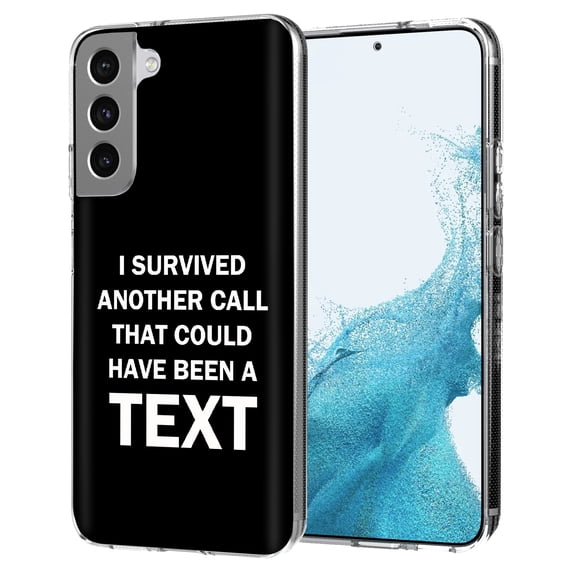 TalkingCase Thin Slim Case Compatible for Samsung Galaxy S22 5G, I Survived Print, Lightweight, Flexible, Soft, USA