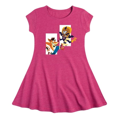 

Crash Bandicoot - Crash Neo Cortex - Toddler And Youth Girls Fit And Flare Dress