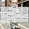 thumbnail image 3 of POROPL Sweatpants for Women,High Waisted Wide Leg Pants Loose Fit Drawstring Casual Lounge Athletic Pants, 3 of 7