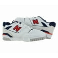 thumbnail image 3 of New Balance 550 Unisex Shoes Size 8, Color: White/Red, 3 of 4