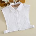 thumbnail image 3 of Camicover Detachable Dickey Collar Half Shrt Blouse Collar for Women and Girls Pack of 3, 3 of 8