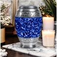 thumbnail image 6 of MUKTIVE Crystal Abstract Memorial Urns for Human Ashes Adult Female - Funeral Urns for Adult Male - Large Monar Cremation Urn for Mom & Dad - Burial Urn for Ashes for Women - 10 Inch, 6 of 7