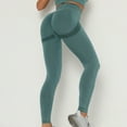 thumbnail image 1 of Puntoco Mujeres Pure Color Hip-Lifting Sports Fitness Running Pantalones de yoga de cintura alta Puntoco Puntoco-7890, 1 of 7