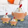 thumbnail image 1 of Xihbxyly Ofertas Por Menos de 10 Dolares Pollo Relleno Lindo Gallo de Peluche Pollo Relleno Animales de Peluche Pollo Regalos para Graduación La Mayoría de Las Personas, 1 of 2