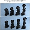 thumbnail image 3 of Cateissary 4 piezas armario ajustable armario pies baño cocina silla sofá escritorio mesita de noche patas de apoyo Decoración del hogar Clip pequeño Cateissary HA081379-01, 3 of 6