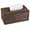 Brown, variant on D-GROEE Wood Tissue Box Cover Decorative Square Facial Tissue Holder Napkin Dispenser for Bathroom and Home Decoration