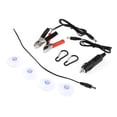 thumbnail image 5 of Kit de cargador de batería de panel solar, módulo monocristalino de 20W y 18V con controlador de carga de 10A, 5 of 5