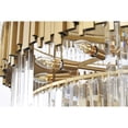 thumbnail image 5 of Design Living 60-Light Brass Stainless Steel Chandelier With Clear Crystals, 5 of 6