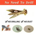 thumbnail image 3 of Drywall Grip Anchors and Screws, Zinc-Plated Steel Expansion Anchors with Self-Drilling Design, Heavy Duty Wall Anchors for Shelves and Fixtures, 3 of 10