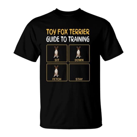 Funny Toy Fox Terrier Guide To Training Dog Obedience TShirt