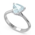 thumbnail image 2 of 2.00 T.C.W Latest Design Trillion Aquamarine Gemstone Wedding Ring for Girls Solid 18K White Gold Size 9 by Diamond-Capitals, 2 of 7