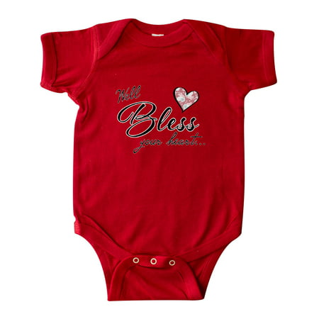 

Inktastic Well Bless your Heart with Floral Print Gift Baby Boy or Baby Girl Bodysuit