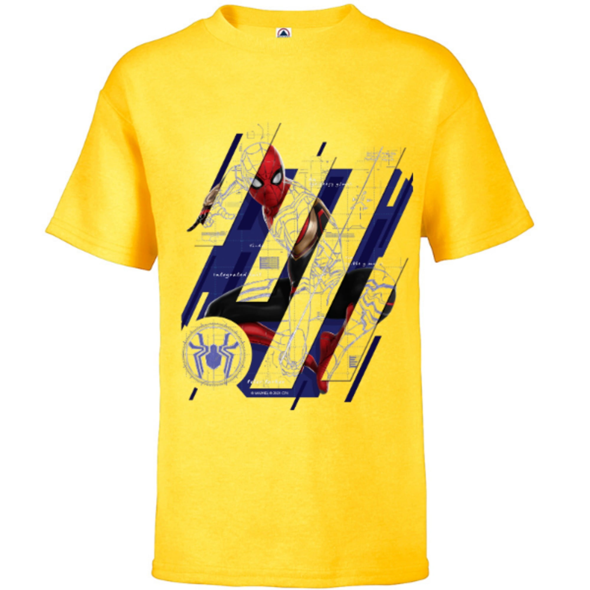 Marvel SpiderMan No Way Home Spidey Tech Short Sleeve TShirt for