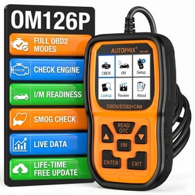 Autophix OBD2 Scanner OM126P Enhanced Check Engine Code Reader Auto Diagnostic Scanner Car Diagnostic Tool