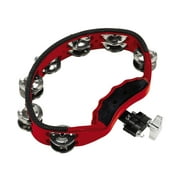 Gon Bops Red Tambourine with Mount