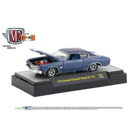 1970 Chevrolet Chevelle Ss - M2 Machines 1:64 Detroit Muscle Release 43 1970 Chevrolet Chevelle Malibu SS 454