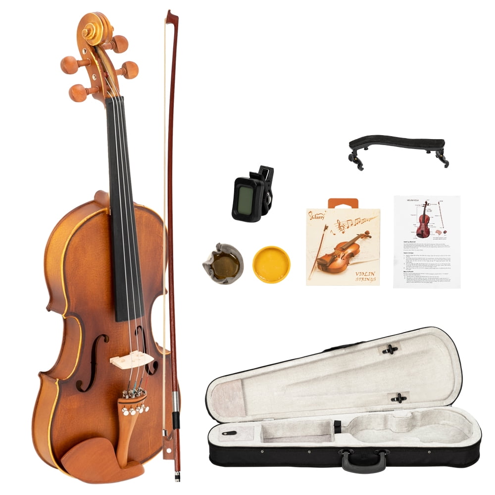 Kepooman Glarry GV302 Violin Kit for Beginner Music Lovers, 4/4 Spruce Panels, Jujube Fittings, Dark Dumb Light Kepooman Glarry GV302 Violin Kit for Beginner Music Lovers, 4/4 Spruce Panels, Jujube Fittings, Dark Dumb Light