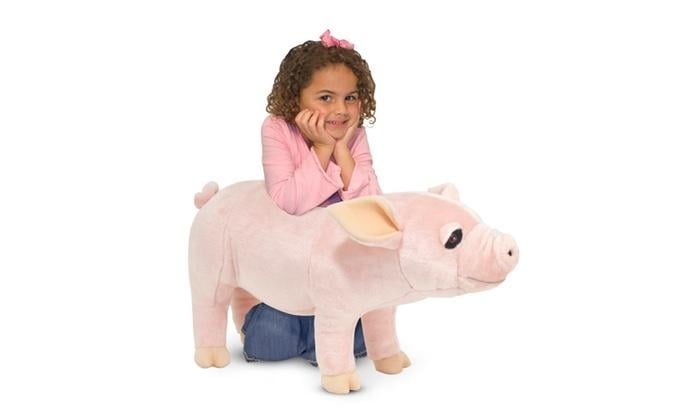 melissa and doug plush pig
