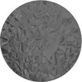 thumbnail image 1 of Ahgly Company Tapis Rond Lavable en Machine Intérieur Transitionnel Gris, 3 Pieds Rond, 1 of 7