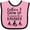 Pink and Black, variant on Inktastic Future Kayaker Boating Gift Kayaking Boys or Girls Baby Bib