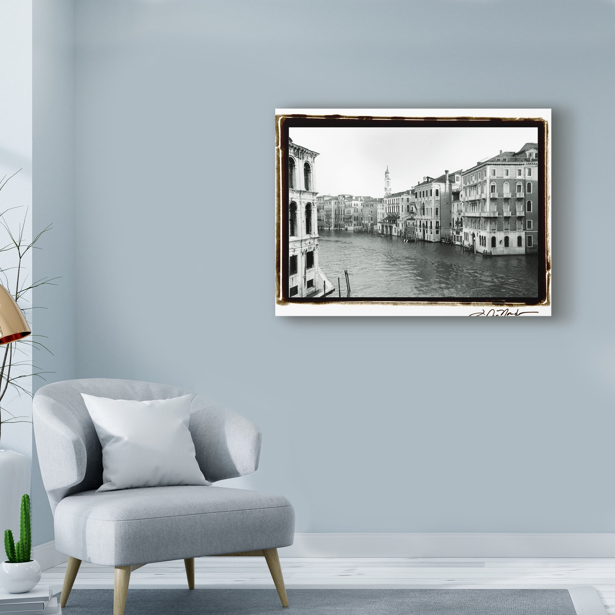 Trademark Fine Art 'Waterways of Venice XII' Canvas Art by Laura DeNardo
