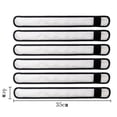 thumbnail image 2 of 6Pcs LED Light Up Clap Wristband Glow In The Dark Clap Bracelet Running Arm Band Night Safety Cycling Walking Reflective Strips 3 Modes Wrist Light-White, 2 of 8
