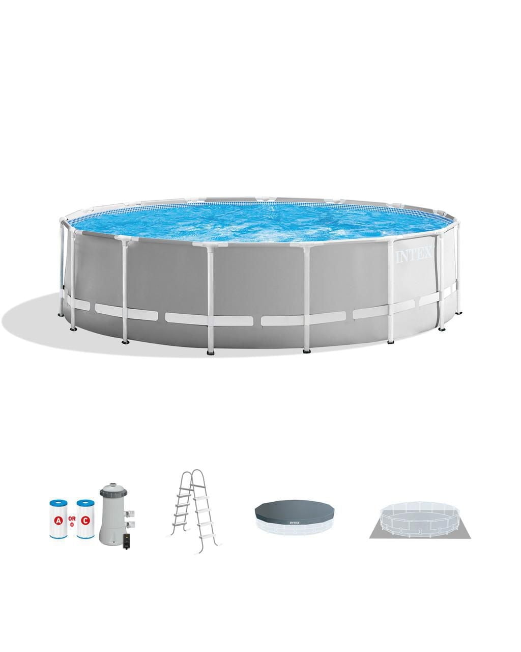 Intex Prism Frame 15 FT X 48 in Above Ground Pool Set - Walmart.ca