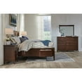 thumbnail image 5 of A-America Westlake Transitional Wood Queen Storage Bed in Cherry Brown, 5 of 14