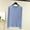 Light Blue, variant on Women Pajama Tops Solid Crew Neck Long Sleeve Loose Soft Comfortable Casual Sleep Top