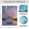 thumbnail image 3 of Diamond Art Kits for Adults - 5d Sunset Mosque Reflection Skies Diamond Painting for Adults, Diamond Art for Adults Beginners, Diamond Painting Kits for Adults for Home Wall Decor, 3 of 7